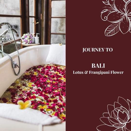 Journey to Bali - Lotus And Frangipani Flowers