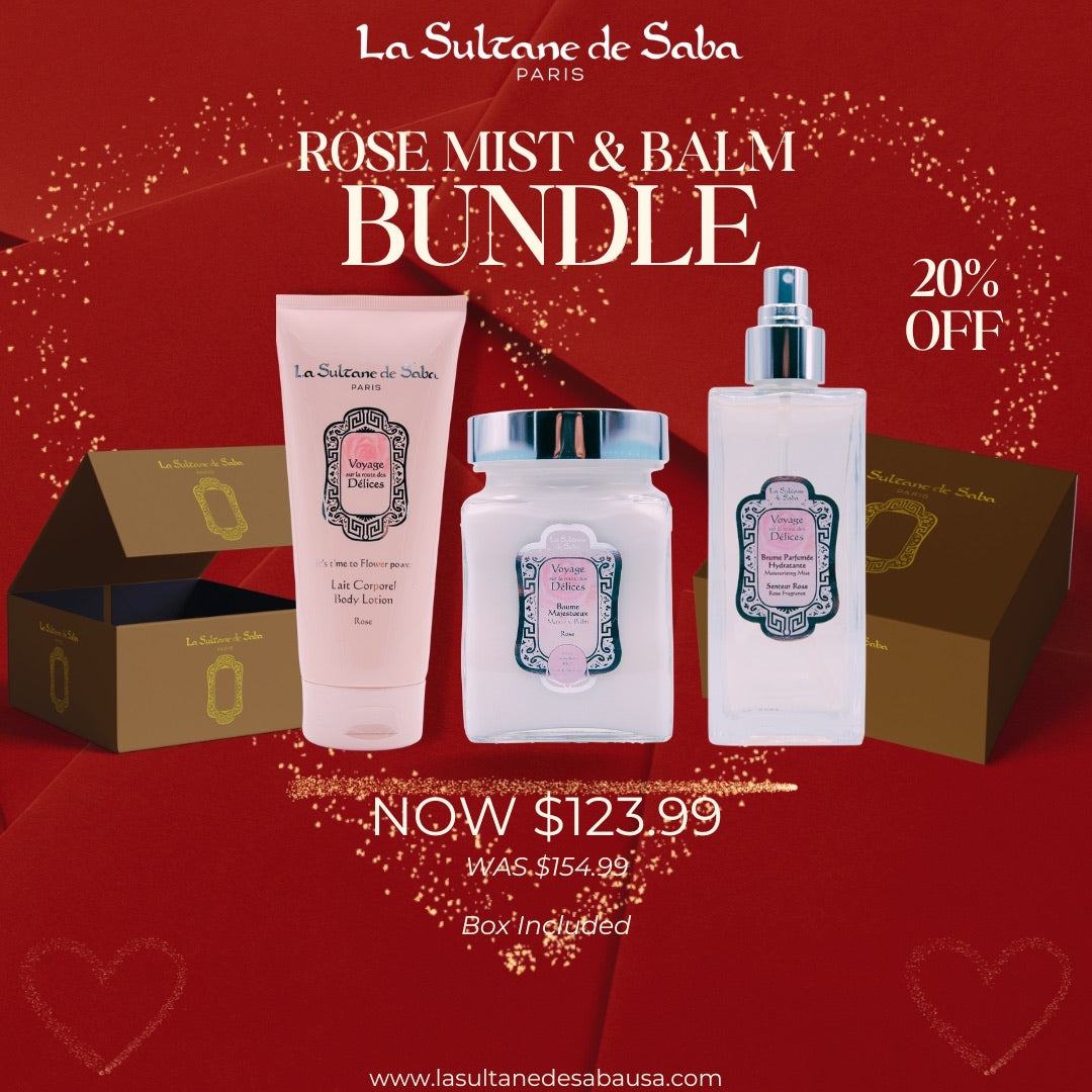 Valentine Bundle - Rose Lotion, Balm & Mist