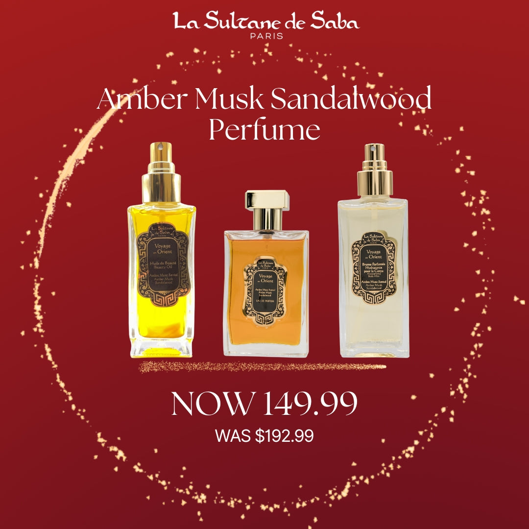 Amber Musk Sandalwood  Perfume Bundle