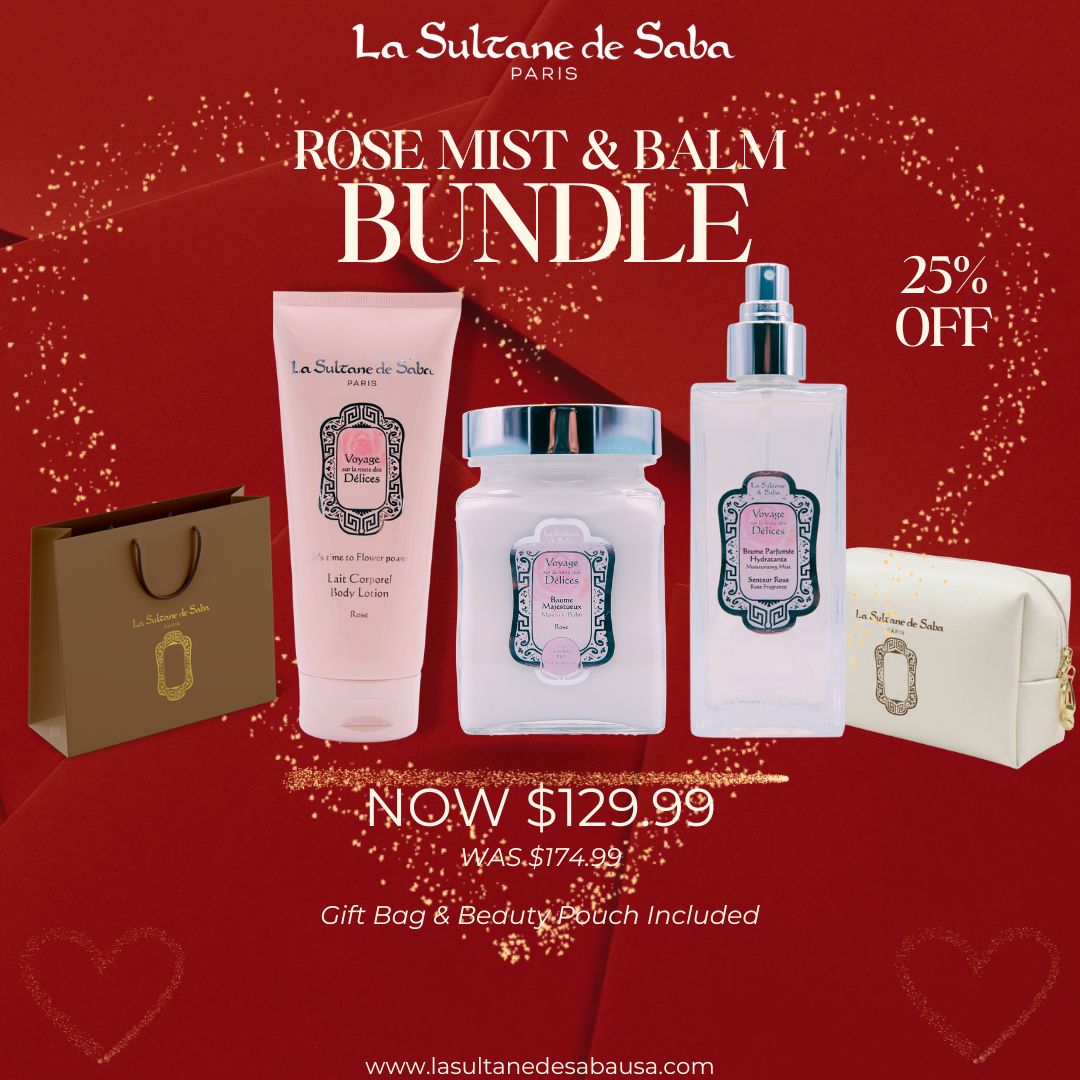 Valentine Bundle - Rose Lotion, Balm & Mist