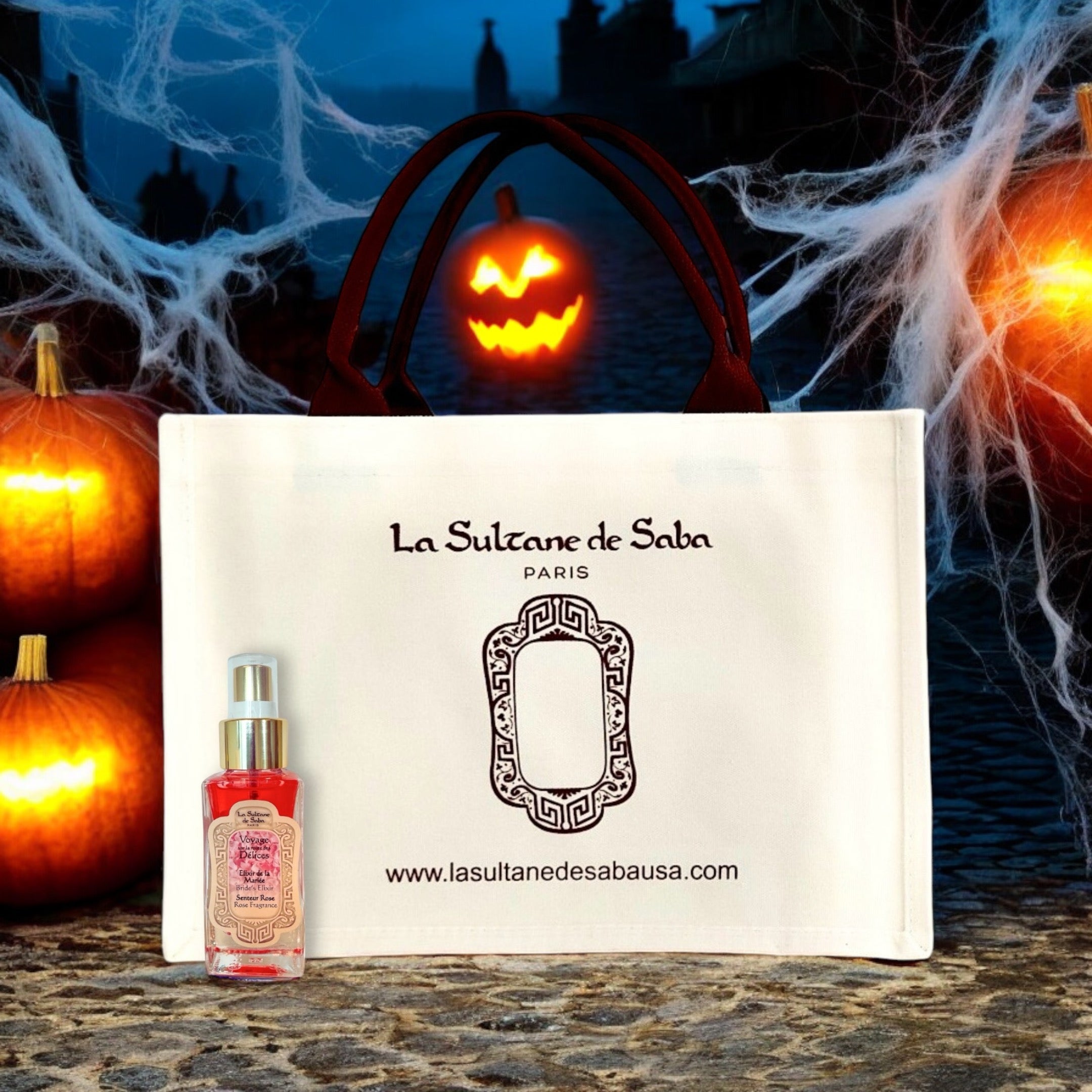 Luxury Summer Tote Bag & Rose Bride Elixir 50ml