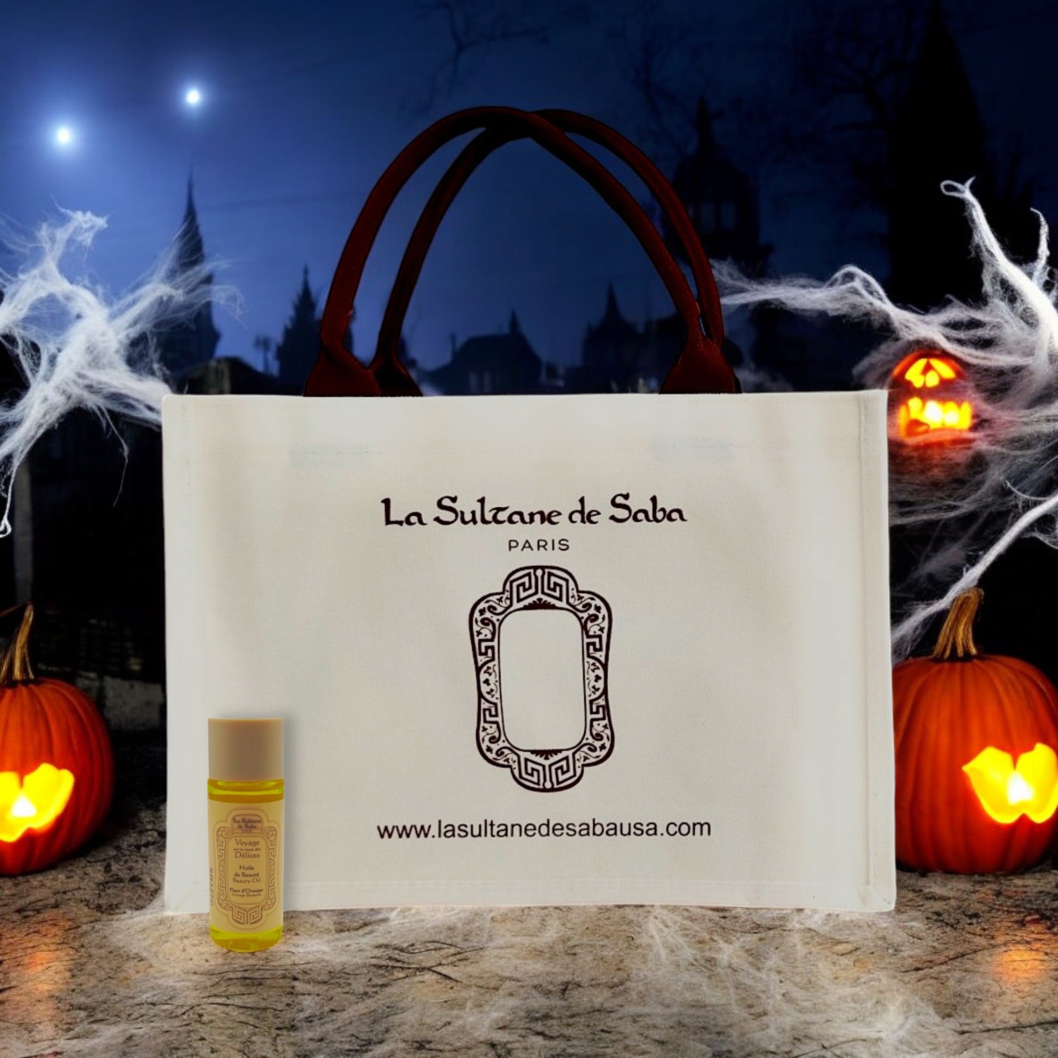 Luxury Summer Tote Bag & Beauty Oil Orange Blossom