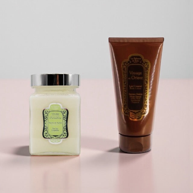 Shea Butter Ginger Green Tea & Body Lotion Amber Musk Sandalwood