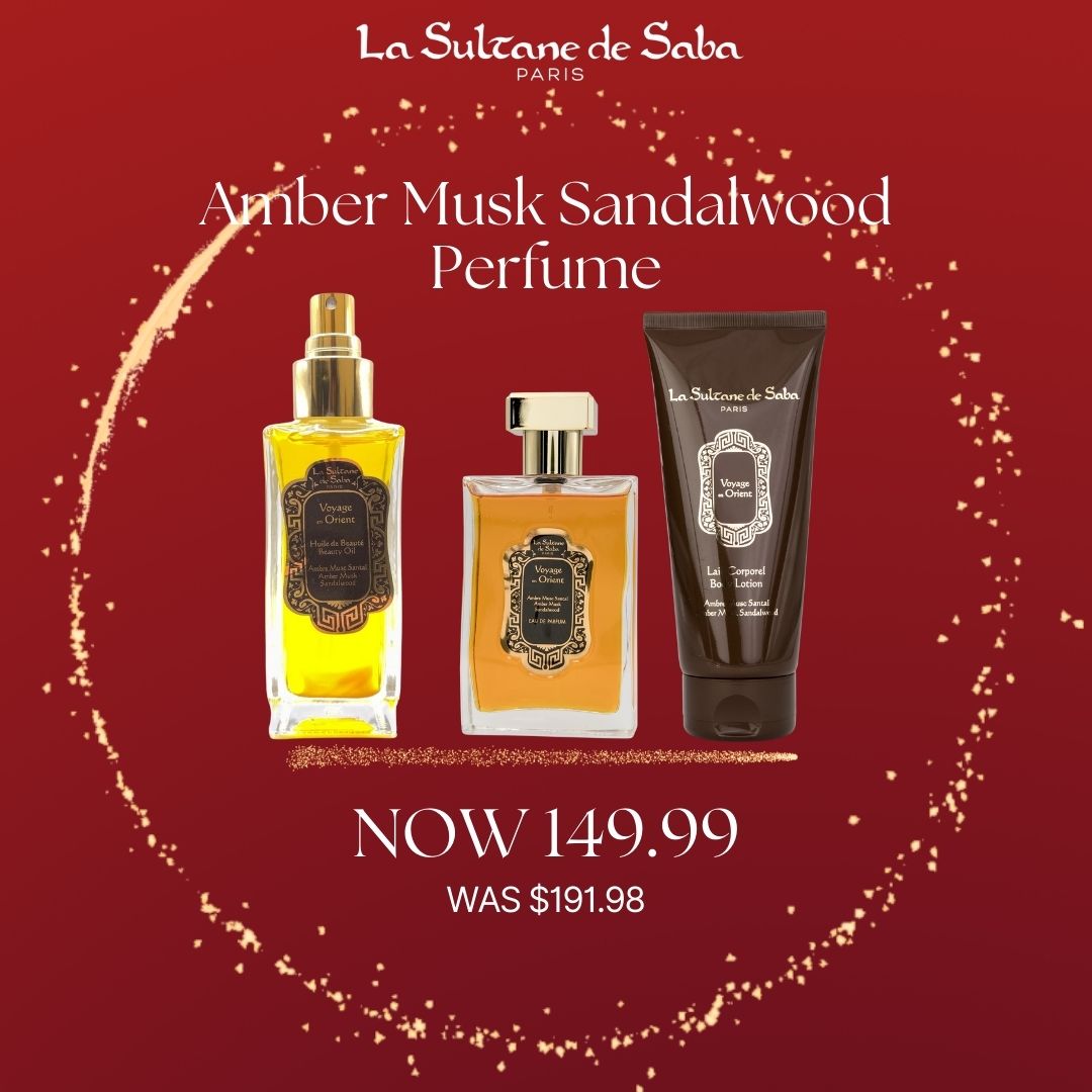 Amber Musk Sandalwood Perfume Bundle - New Year New You Bundle