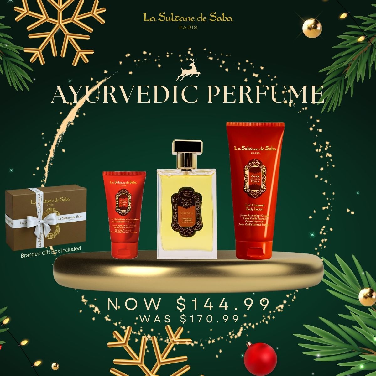 Ayurvedic Perfume - Holiday Bundle
