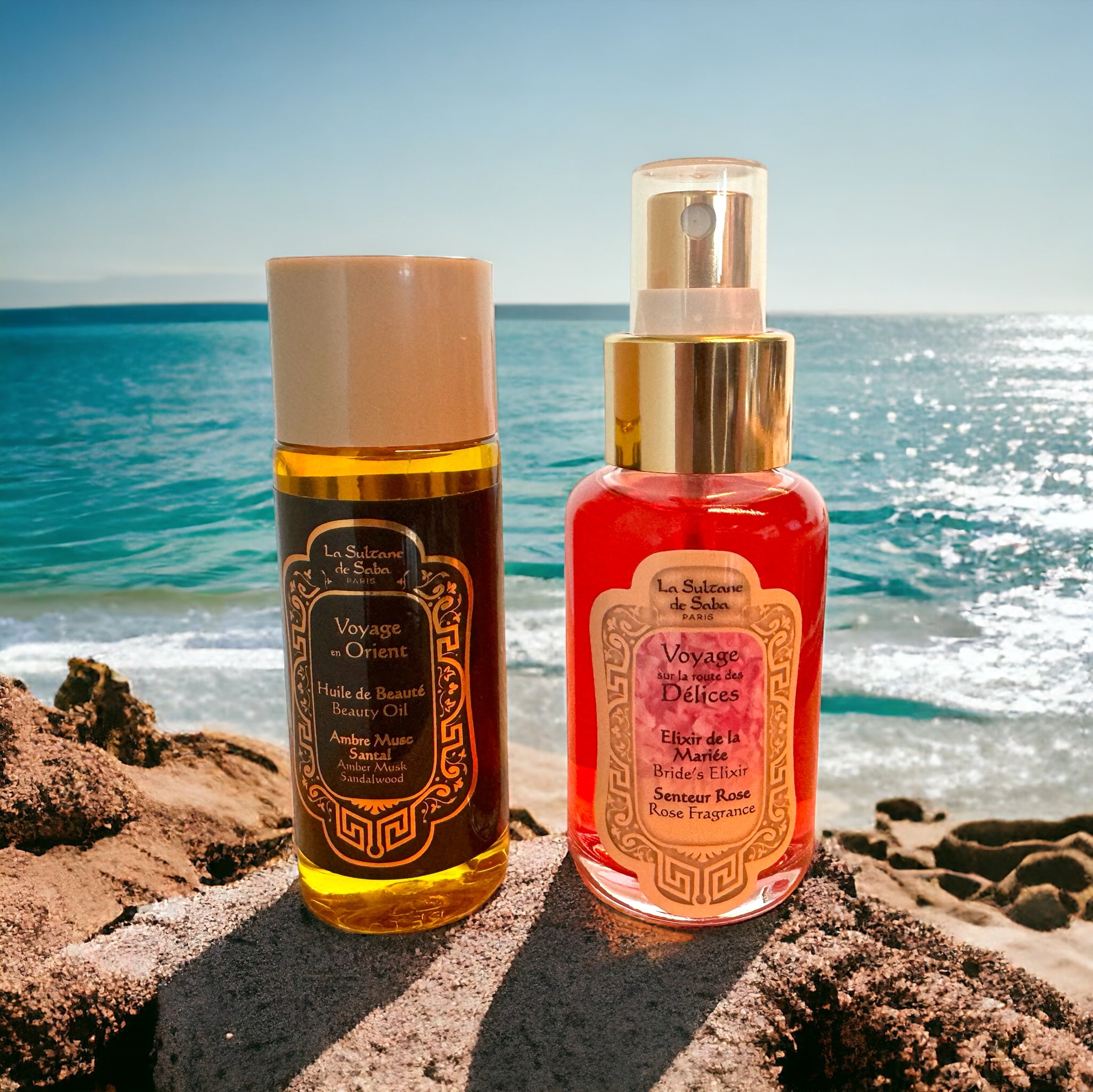 Bride Elixir 50ml & Amber Musk Sandalwood Beauty Oil 50ml - Discovery