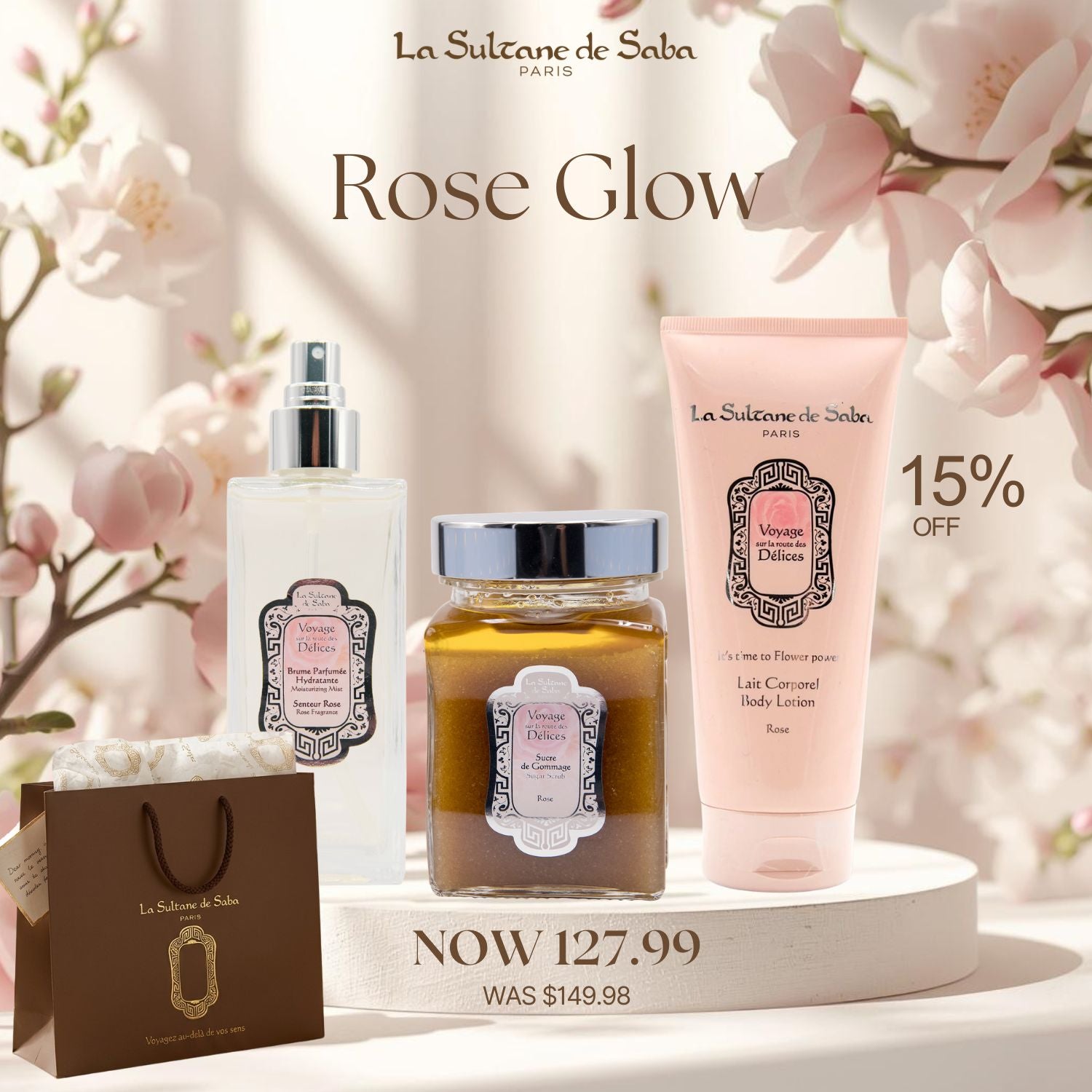 Mother's Day Rose Body Glow Bundle