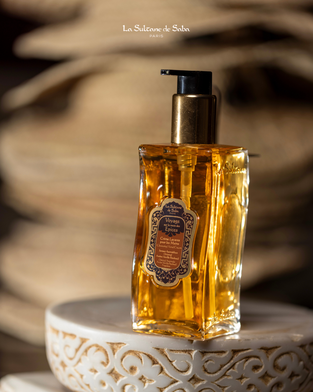 Hand Cleansing Cream - Ayurvedic Treatment - Amber Vanilla Patchouli Journey To The Spices Route