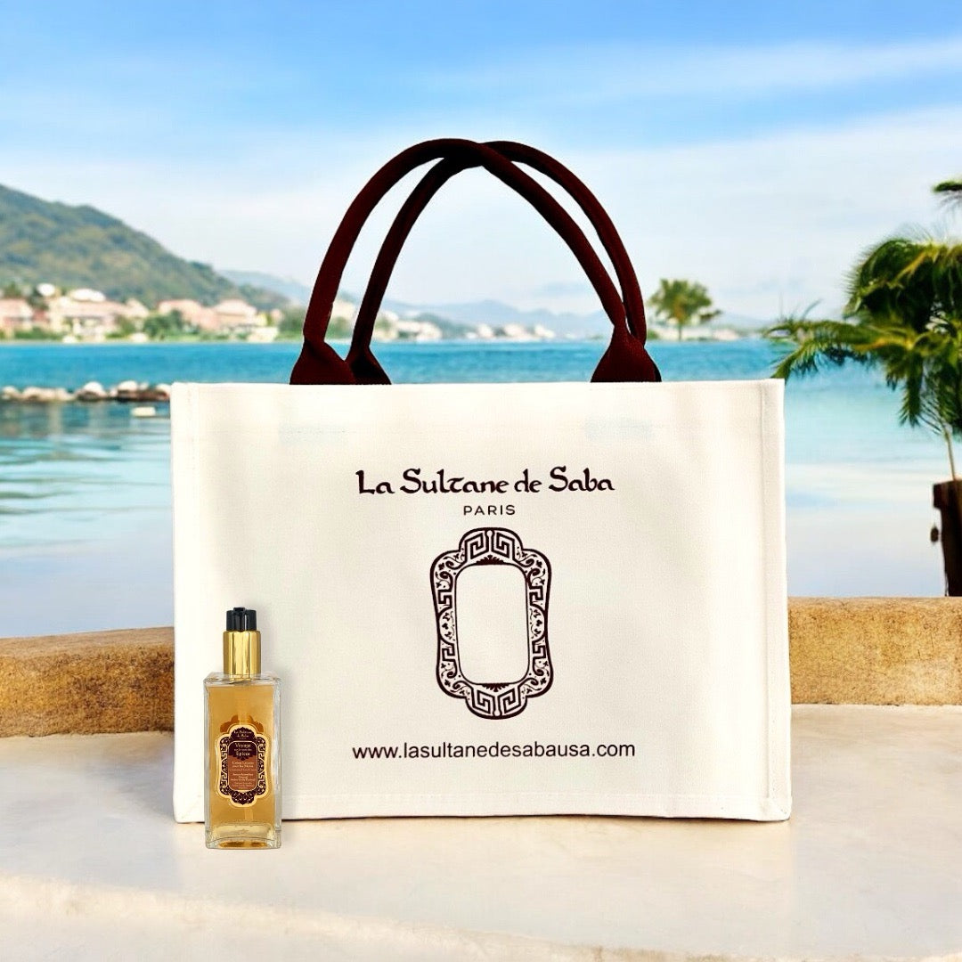 Luxury Summer Tote Bag & Ayurvedic Hands Cleansing Cream 50ml