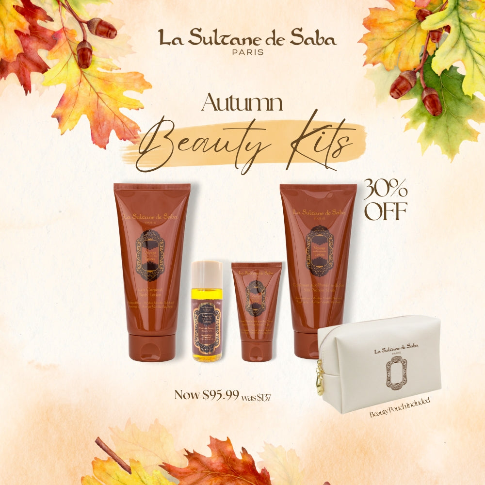 Load image into Gallery viewer, Autumn Beauty Kit - Ayurvedic Essential - Amber Vanilla Patchouli
