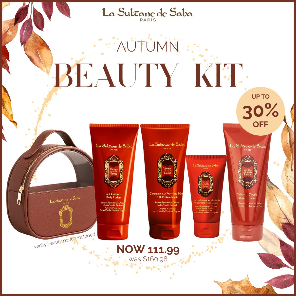 Autumn Beauty Kit - Ayurvedic Essential - Amber Vanilla Patchouli