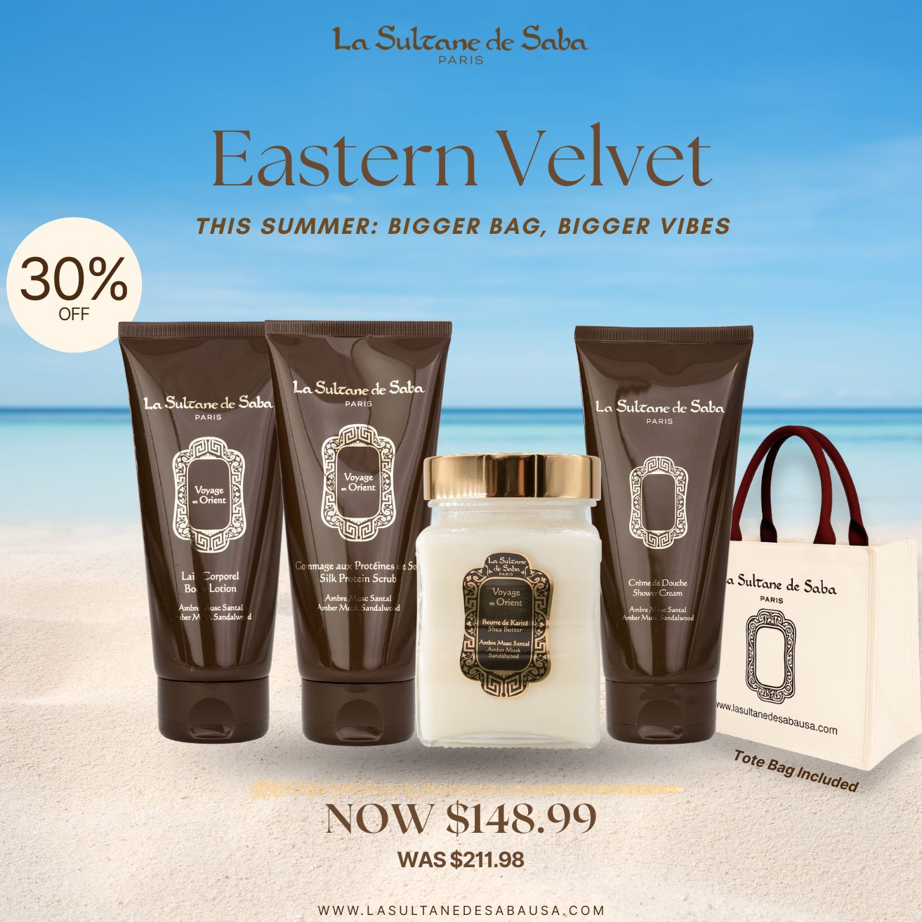 Amber & Sandalwood Velvet - Summer Bundle
