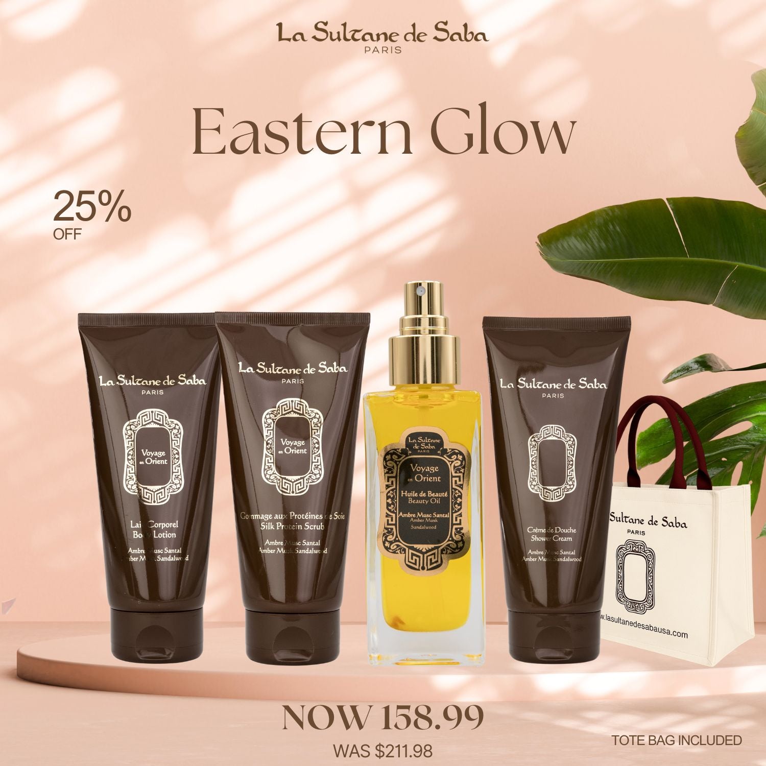 Amber Musk Sandalwood Glow - Summer Bundle