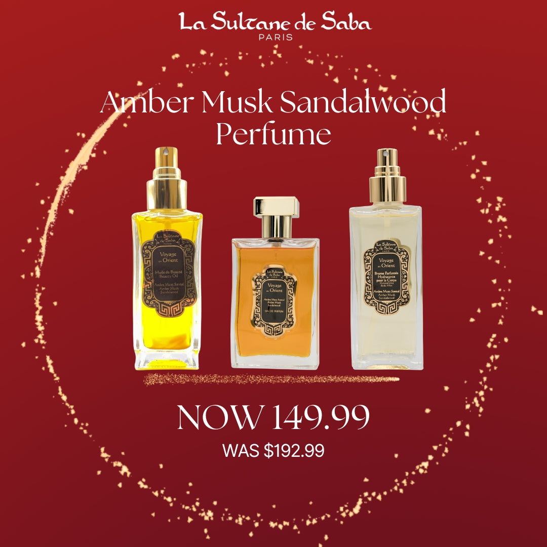 Load image into Gallery viewer, Amber Musk Sandalwood  Perfume Bundle
