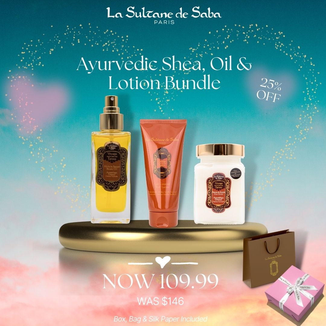 Ayurvedic Shea, Oil & Lotion Bundle