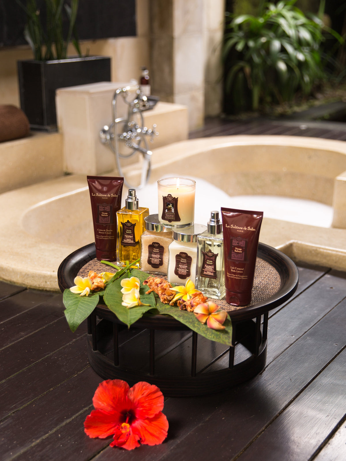 Bali Mist Gift Set - Lotus and Frangipani Flowers - Journey To Bali