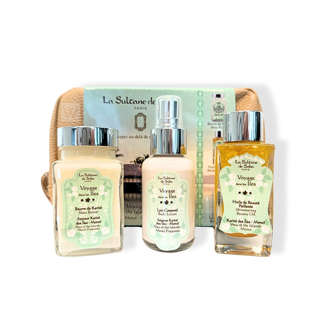 Pouch Gift Set - Island & Monoï - Travel Pouch - Journey To The Islands