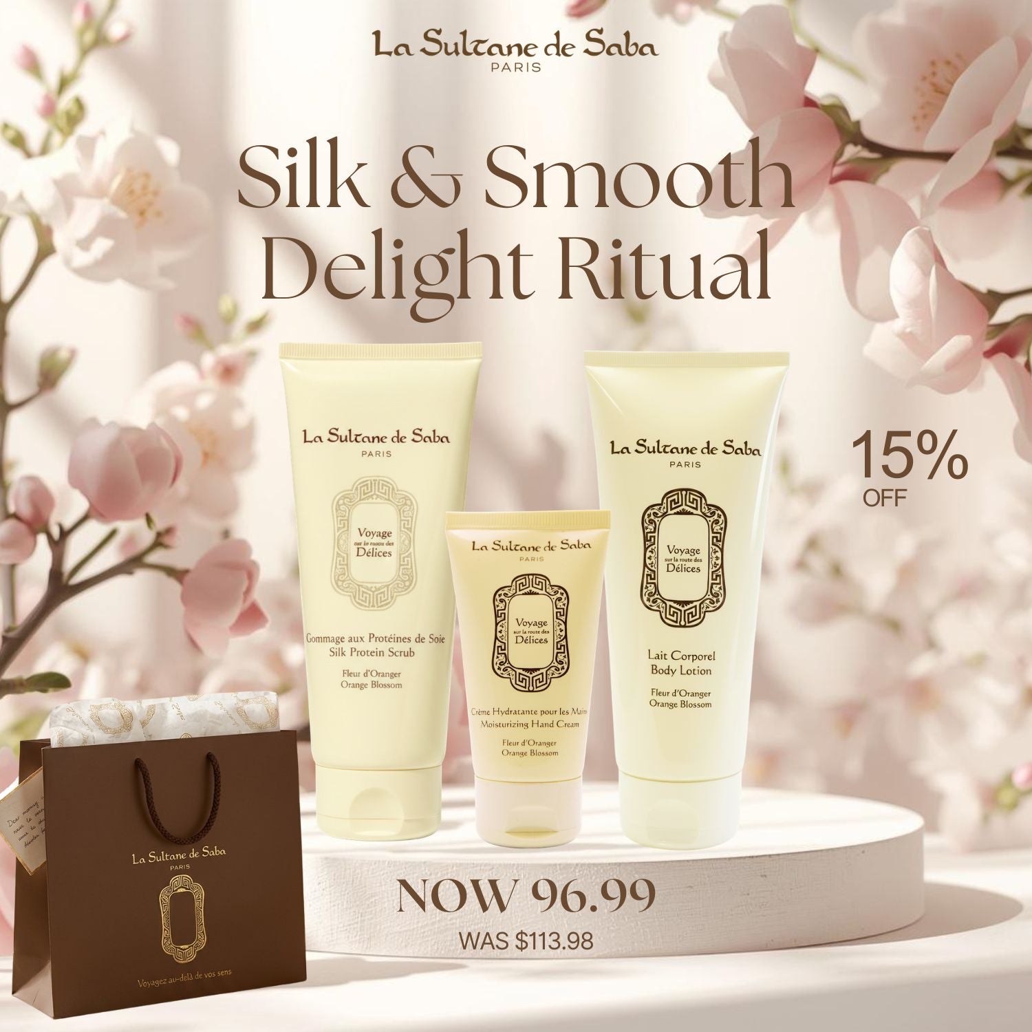 Silk & Smoother Orange Blossom Mother's Day Bundle