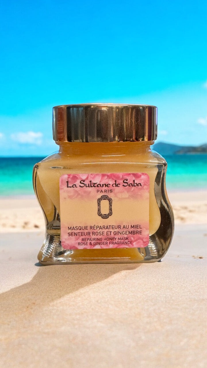 Healing Honey Face Mask - Rose & Ginger - Journey to the Road of Delight
