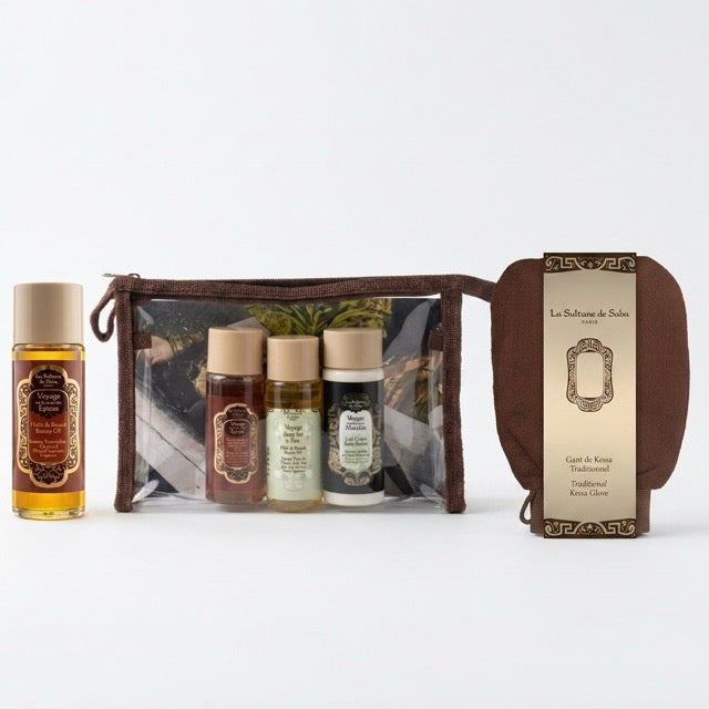 🎁 Ayurvedic Oil, Kessa Glove, Discovery Pouch🎁