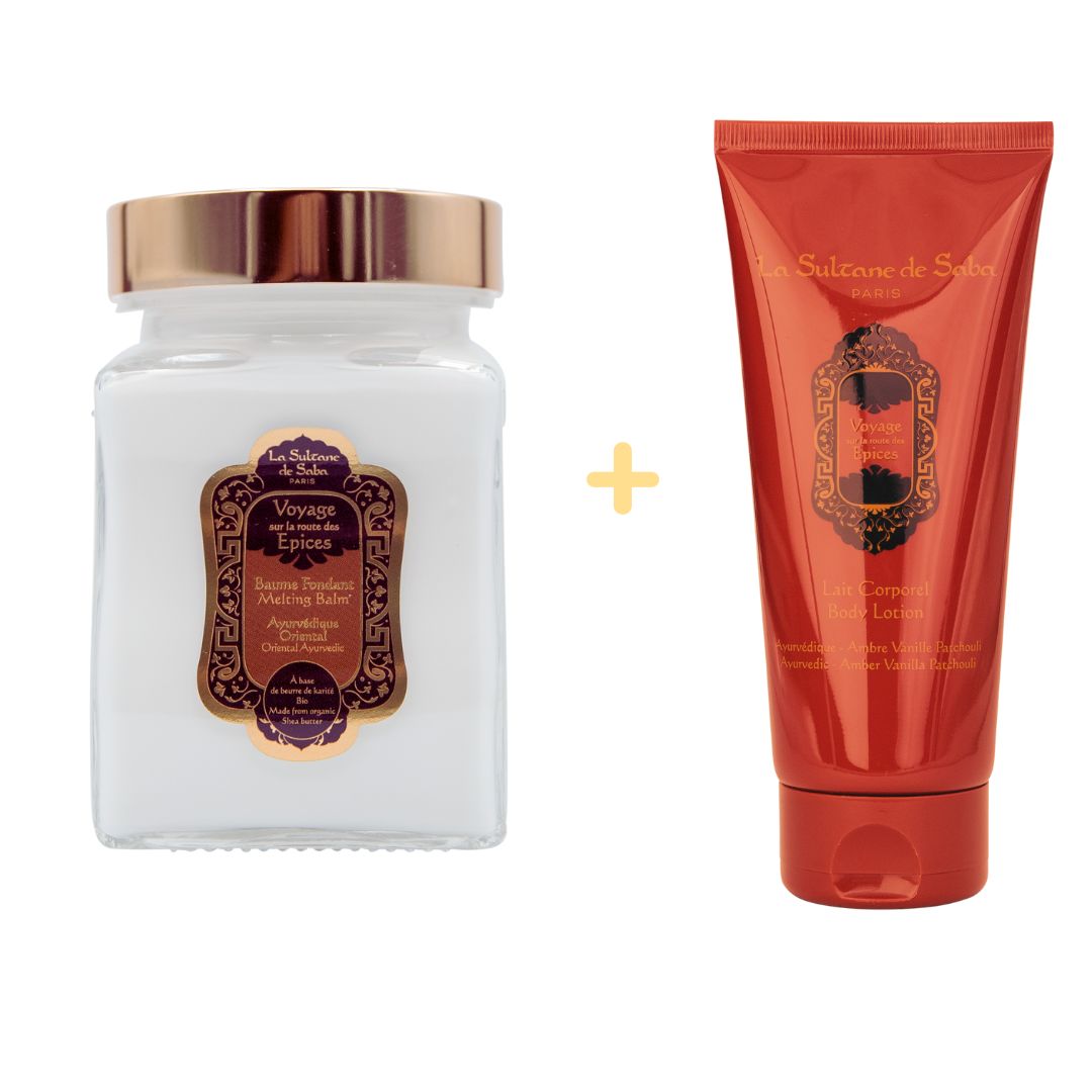 Load image into Gallery viewer, Ayurvedic - Amber Vanilla Patchouli - Body Lotion &amp; Melting Balm
