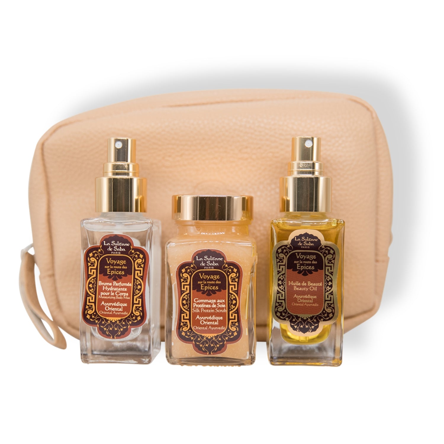 Load image into Gallery viewer, Body Mist Gift Set - Ayurvedic Treatment - Amber Vanilla Patchouli - Journey To The Spices Route
