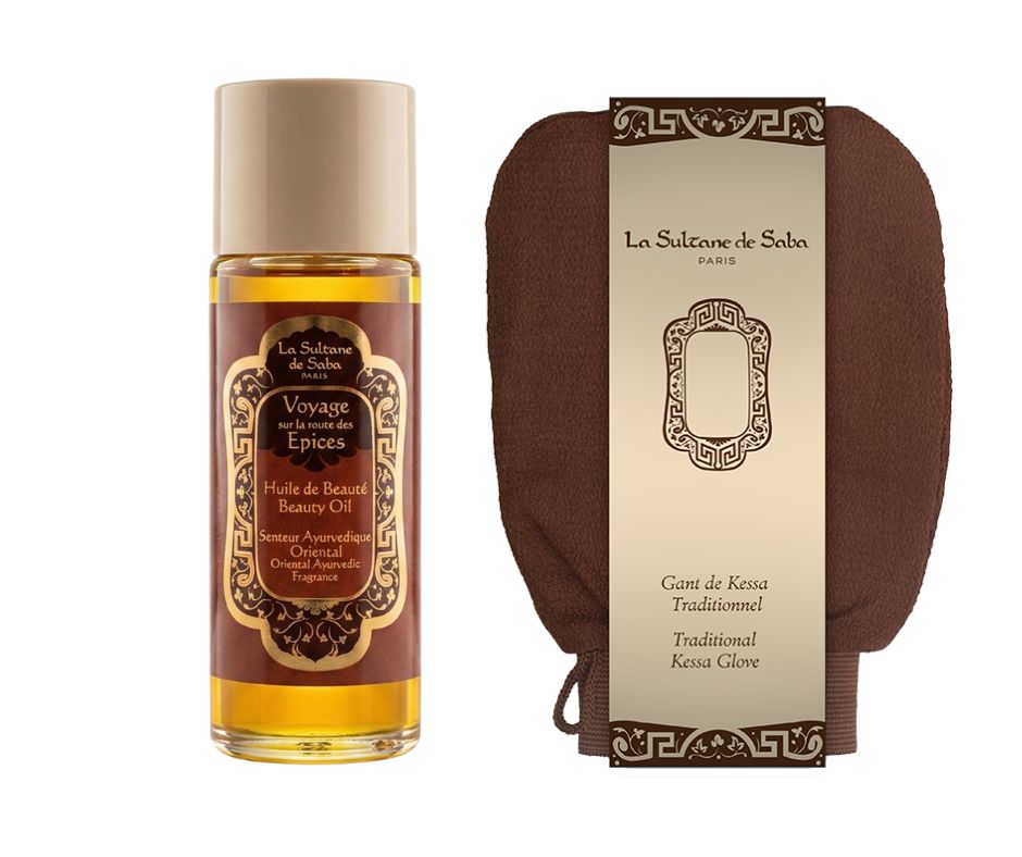 Ayurvedic Oil & Kessa Glove 🎁