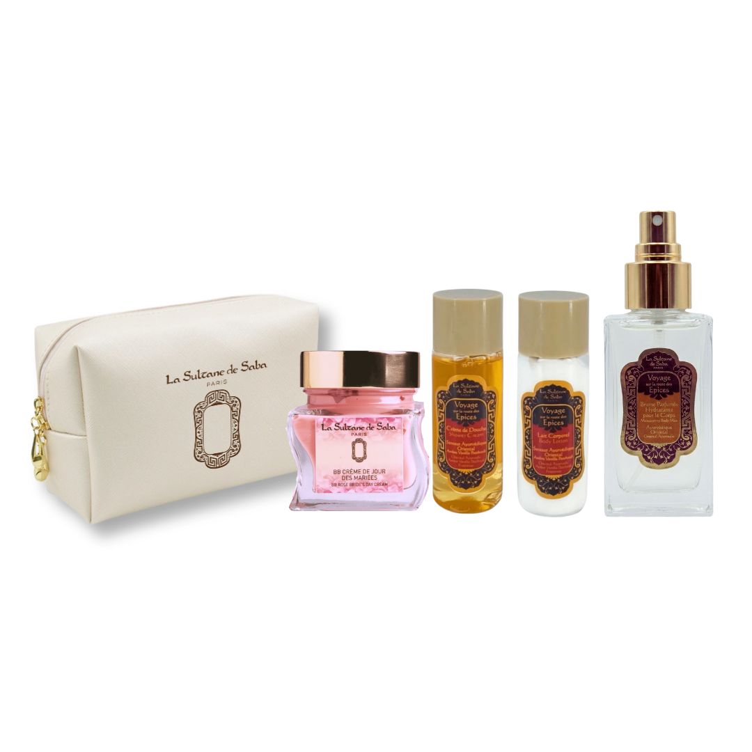 Beauty Pouch, Hand Cleansing Cream Ayurvedic, BB Cream, Body Lotion Ayurvedic, Body Mist Ayurvedic 🎁