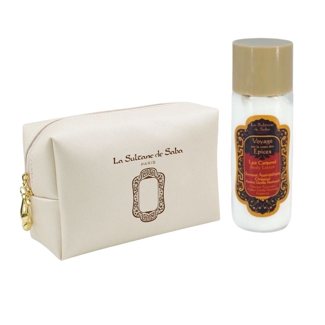 Beauty Pouch & Body Lotion Ayurvedic 🎁