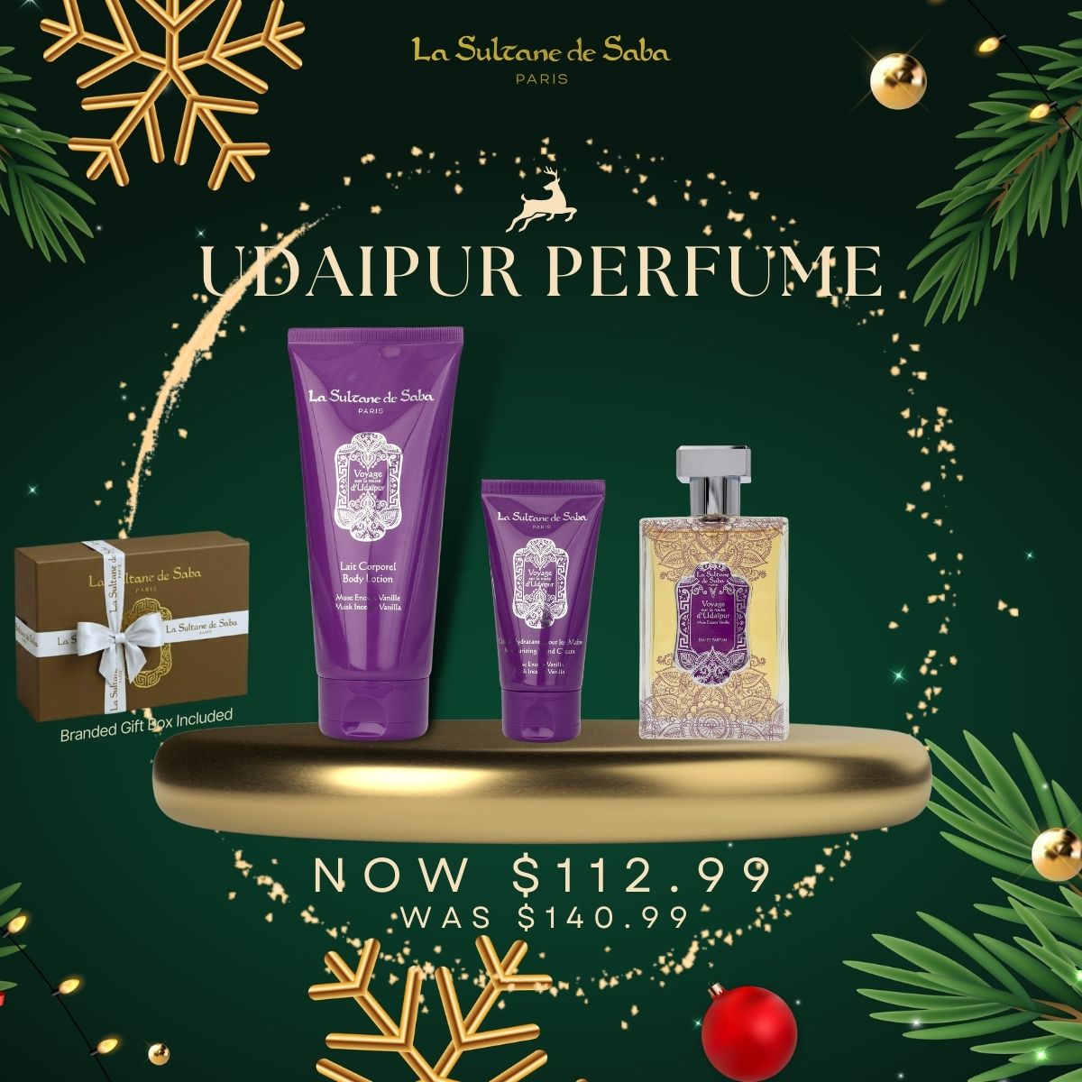 Udaipur Perfume - Holiday Bundle