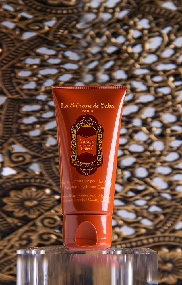 Moisturizing Hand Cream -  Ayurvedic Treatment - Amber Vanilla Patchouli Journey To The Spices Route