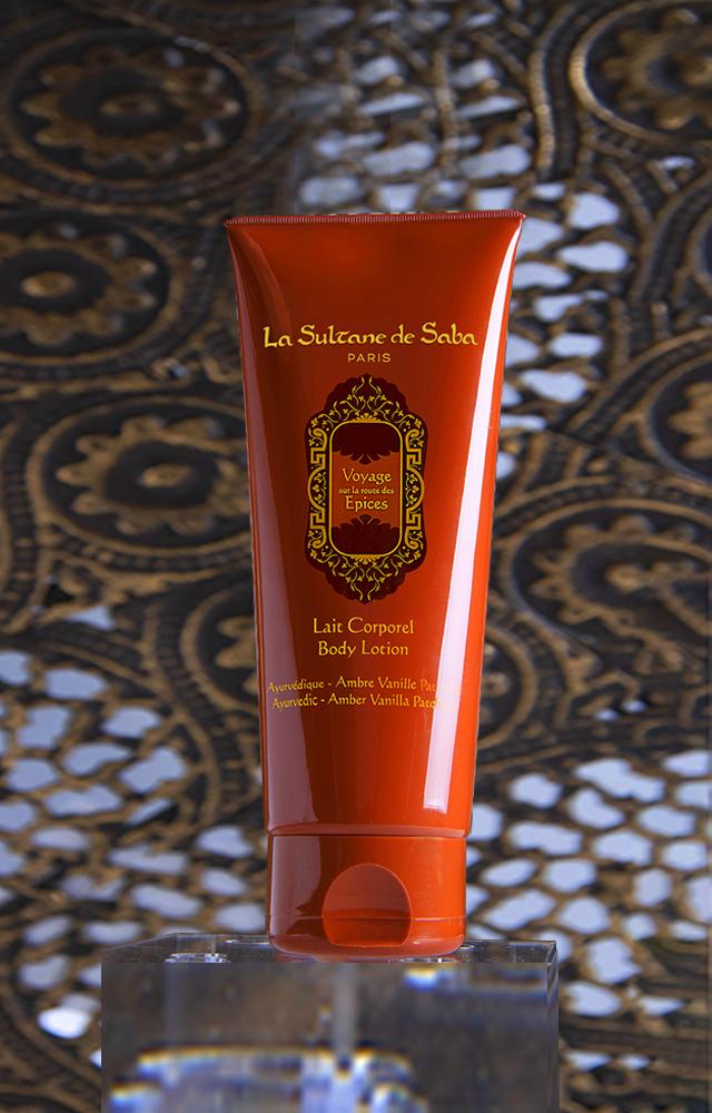 Body Lotion - Ayurvedic Treatment - Amber Vanilla Patchouli Journey To The Spices Route