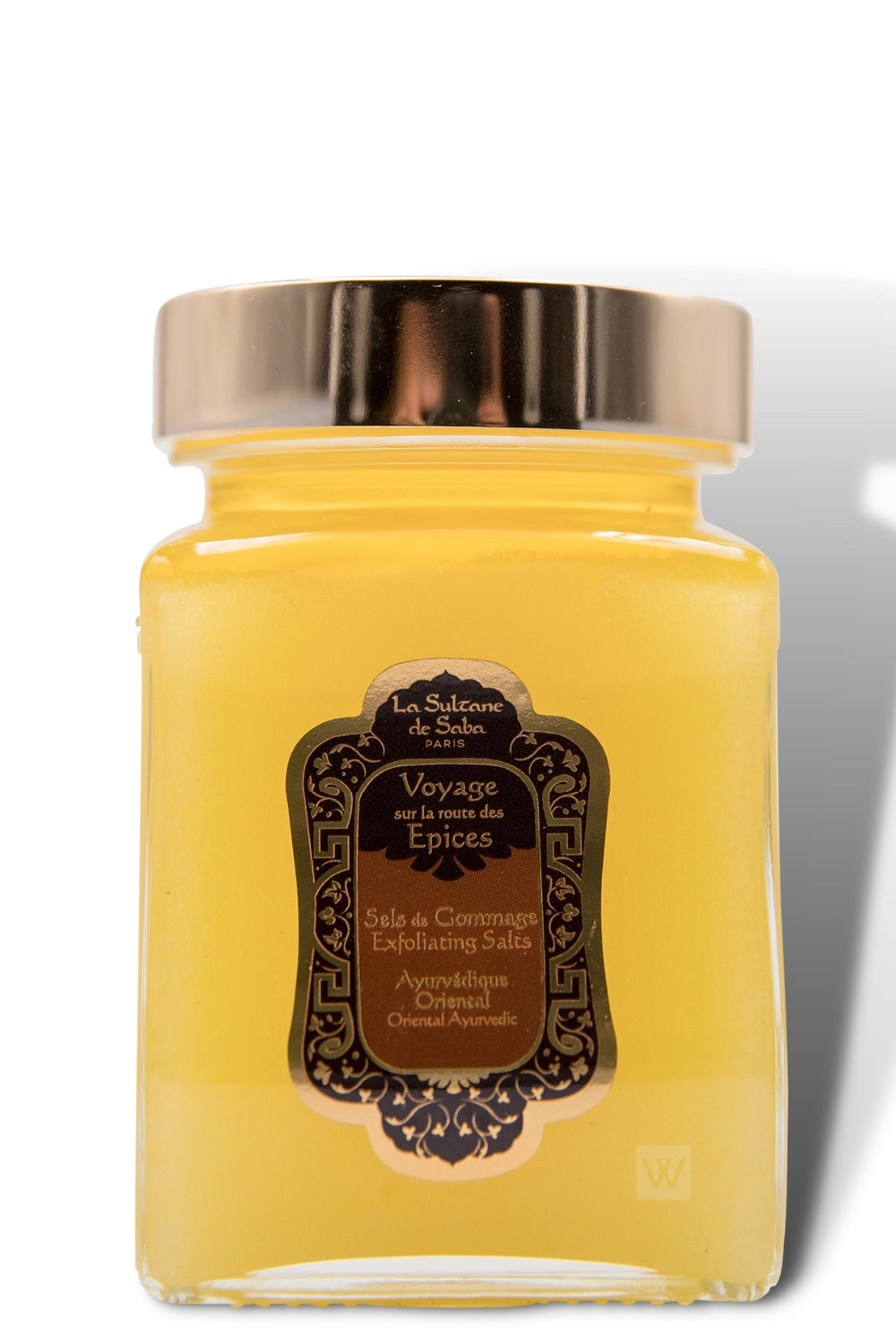 Salt Scrub - Ayurvedic Treatment - Amber Vanilla Patchouli Journey To The Spices Route
