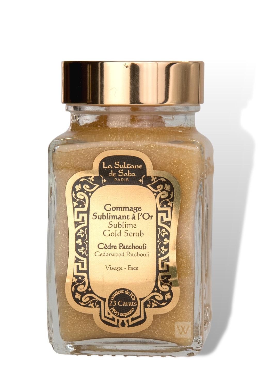Face Scrub - Sublime Gold Scrub - Cedarwood Patchouli