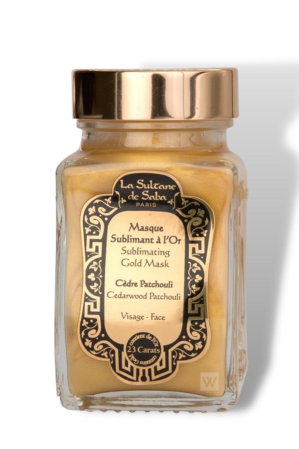 Sublimating Face Mask - Gold : Cedar & Patchouli