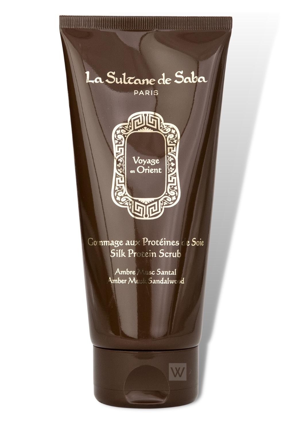 Silk Protein Scrub -  Amber Musk Sandalwood - Eastern Journey