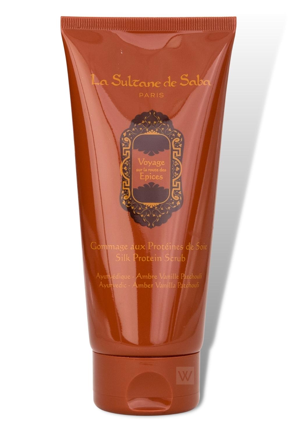 Silk Protein Scrub - Ayurvedic Treatment - Amber Vanilla Patchouli Journey To The Spices Route