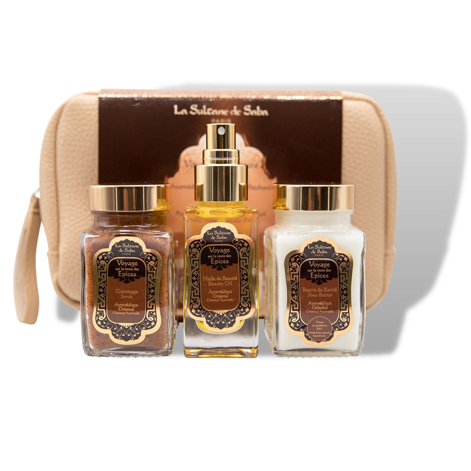 Body Gift Set - Ayurvedic Treatment - Amber Vanilla Patchouli - Journey To The Spices Route