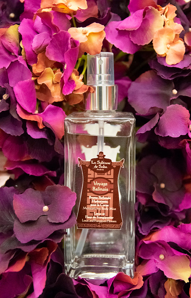 Load image into Gallery viewer, Moisturizing Body Mist - Lotus and Frangipani Flowers - Journey to Bali
