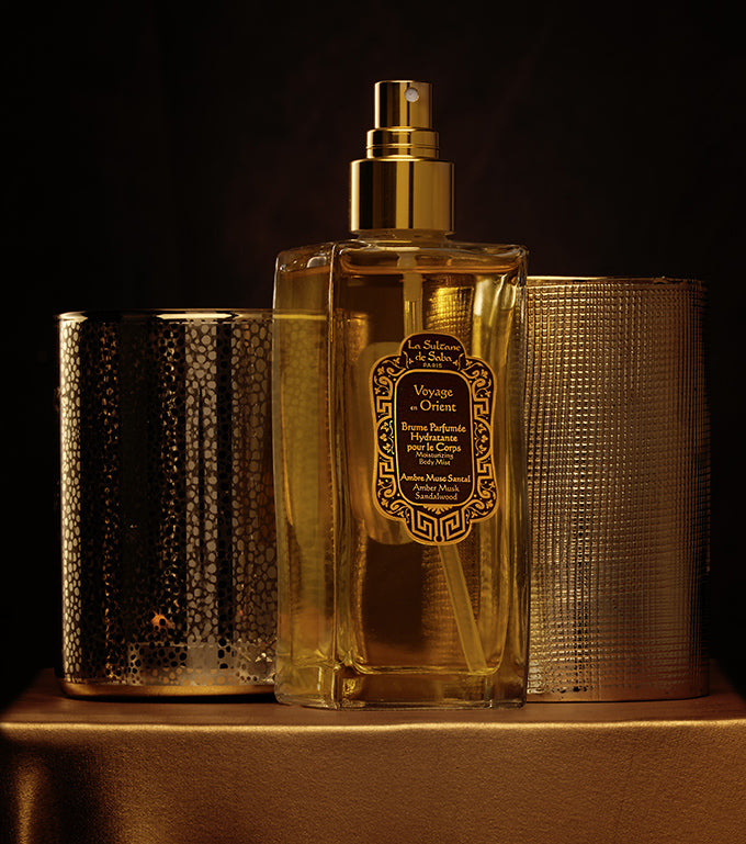 Moisturizing Body Mist -  Amber Musk Sandalwood - Eastern Journey
