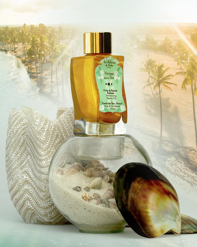Shimmering Beauty Oil - Tiare Flower and Aloe Vera - Journey To The Islands