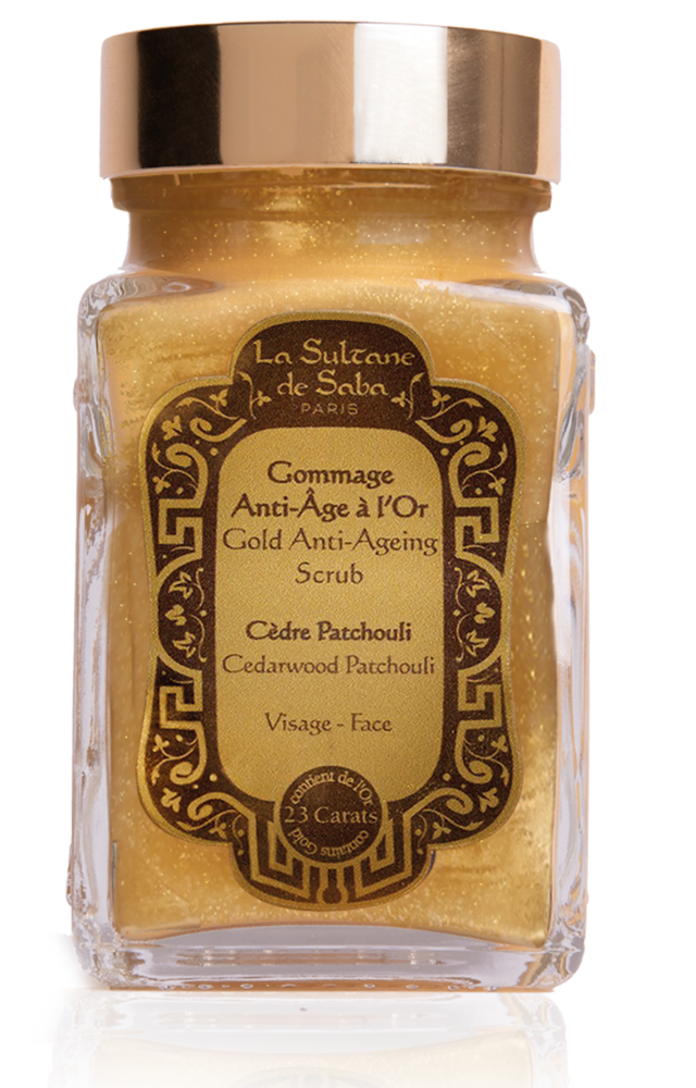 Face Scrub - Sublime Gold Scrub - Cedarwood Patchouli