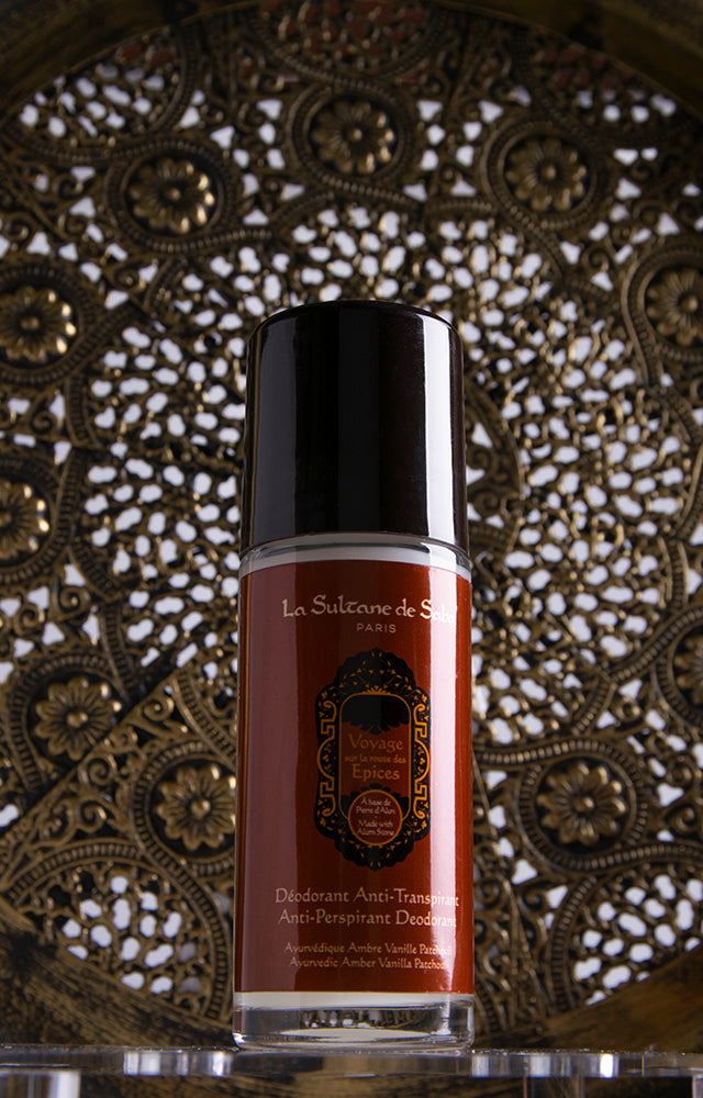 Load image into Gallery viewer, Deodorant - Ayurvedic Treatment - Amber Vanilla Patchouli Journey To The Spices Route
